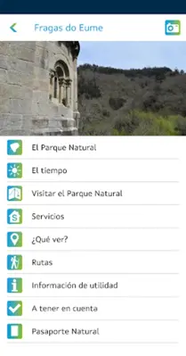 Parques de Galicia android App screenshot 2